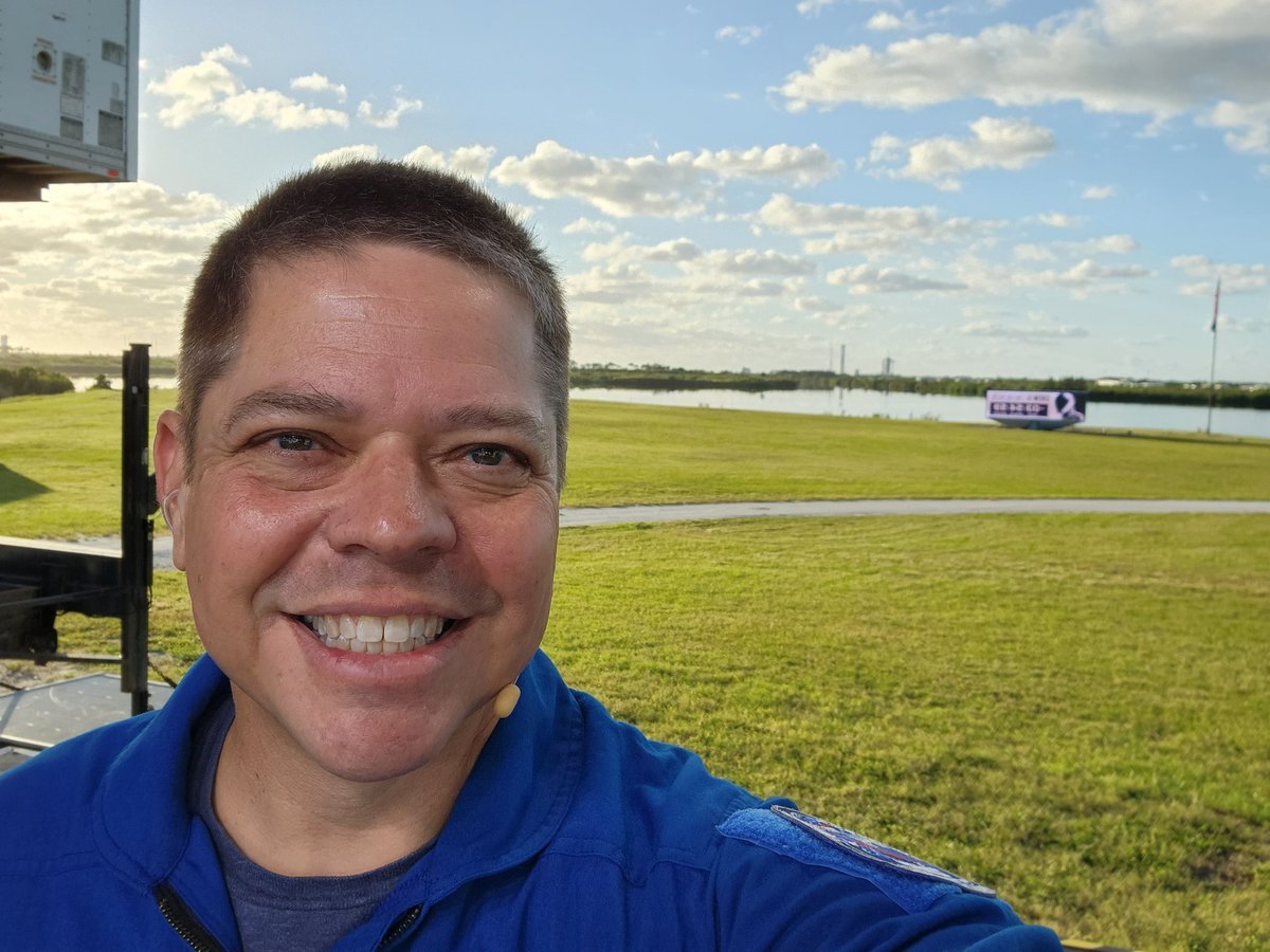 I'm in place at @NASAKennedy for the @NASA/@SpaceX #Crew5 launch to @Space_Station. Beautiful day to go to space!