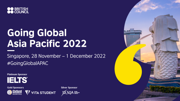 #GoingGlobal2022 will be in Singapore from 28 November - 1 December. Speakers include Sir Steve Smith <a href="/jamescrabtree/">james crabtree</a>  
<a href="/Maddalaine/">Maddalaine Ansell</a> and representatives from <a href="/UNESCO/">UNESCO 🏛️ #Education #Sciences #Culture 🇺🇳</a> <a href="/WorldBank/">World Bank</a> &amp; <a href="/ASEAN/">ASEAN</a>
 Secretariat. Find out more &amp; register for livestream: britishcouncil.org/going-global #GoingGlobalAPAC