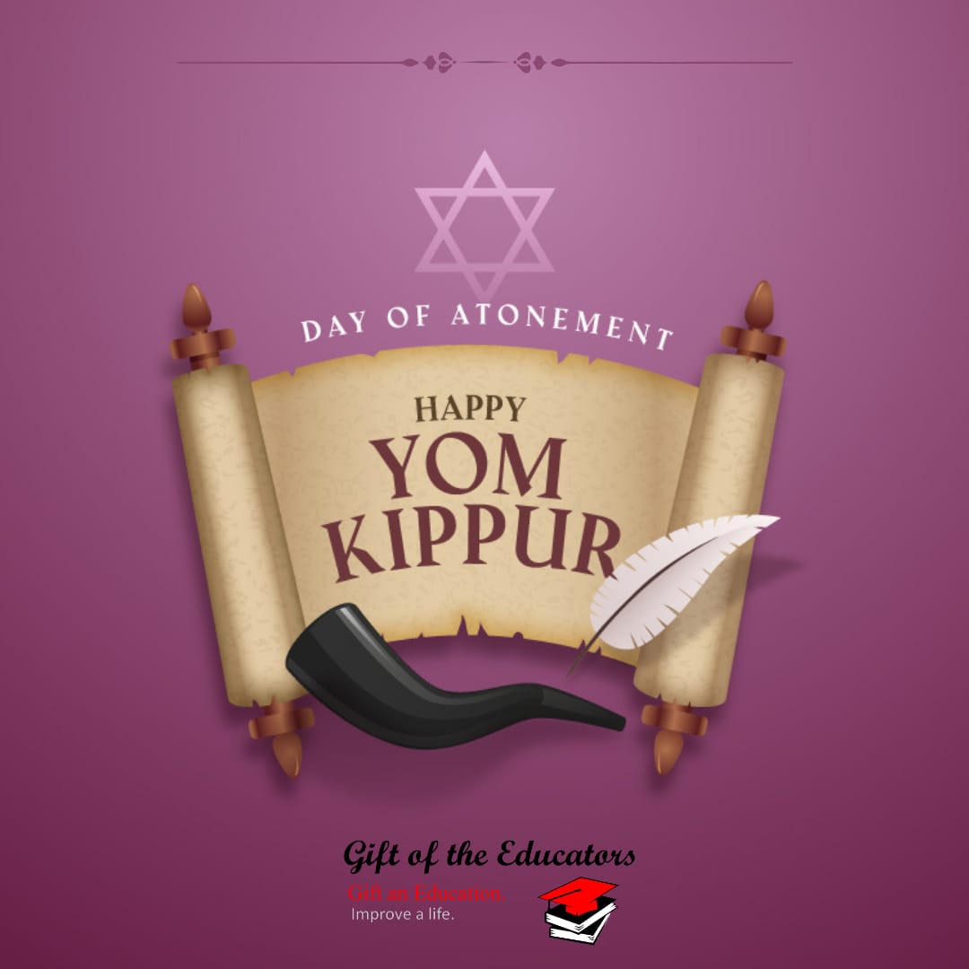 GOTE_NPC's tweet photo. Gift of the Educators wishes everyone celebrating a blessed Yom Kippur.

#YomKippur https://t.co/UQ610BCfvd