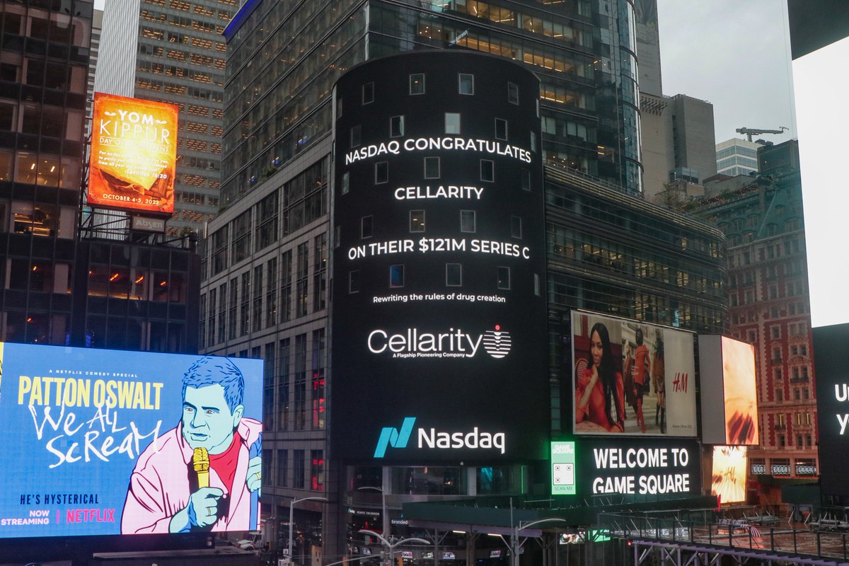 Excited to announce the close of our Series C #financing as we rewrite the rules of drug creation, advance our pipeline toward the clinic, and continue to grow our team!

cellarity.com/news/cellarity…

<a href="/FlagshipPioneer/">Flagship Pioneering</a> #biotech #Boston #AI #machinelearning #drugcreation