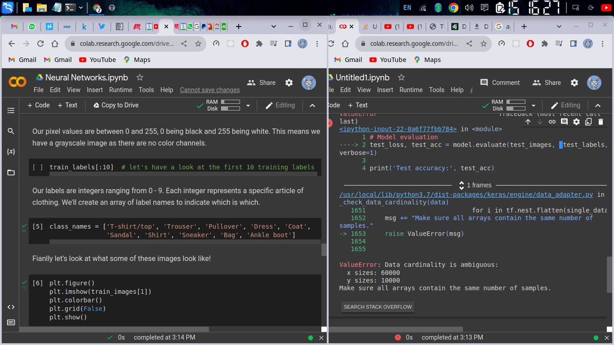 TheAIbunny's tweet photo. Even after copy pasting the whole code from online it still won't run. The struggle is real .... #python #NeuraNetworks #softwareengineering https://t.co/jxYk6JLbFh