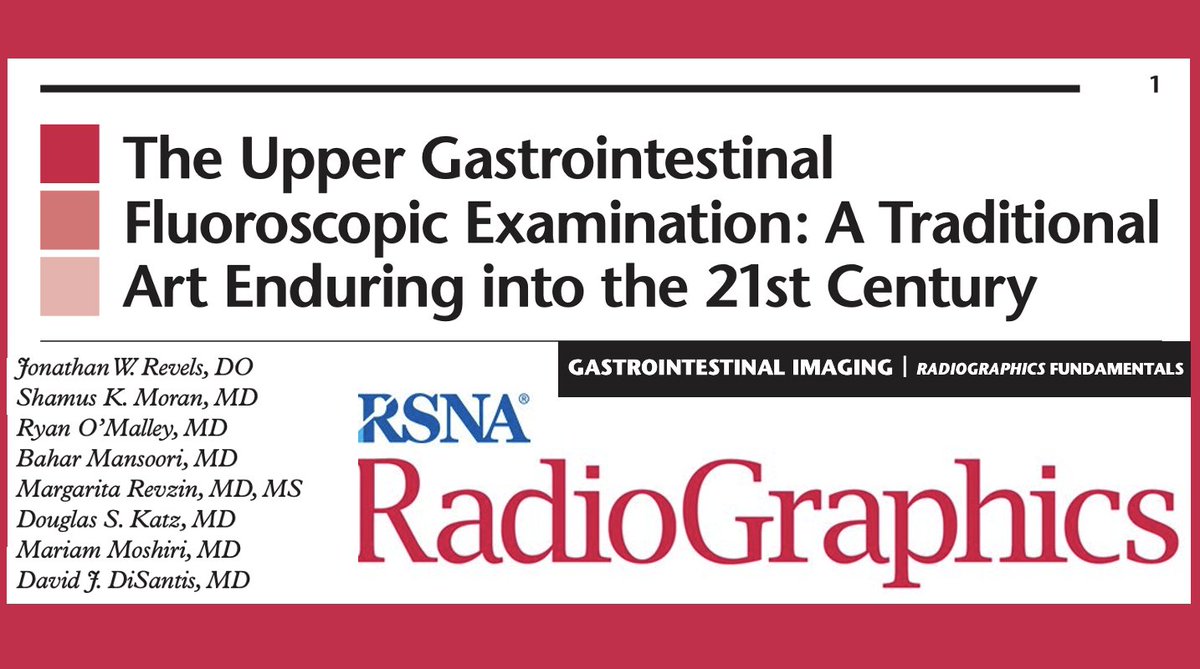 Shanna Matalon, MD (@shannamatalonmd) on Twitter photo An oldie but a goodie, the UGI series is here to stay! This <a href="/RadioGraphics/">RadioGraphics</a> Fundamentals PPT presentation by <a href="/JrevRad1/">Jonathan Revels DO, FSAR</a> et al reviews indications, techniques & approaches. I'll share highlights here but be sure to check out the PPT @ bit.ly/3yhgNpp
#RGphx 1/
cc: #radres An oldie but a goodie, the UGI series is here to stay! This <a href="/RadioGraphics/">RadioGraphics</a> Fundamentals PPT presentation by <a href="/JrevRad1/">Jonathan Revels DO, FSAR</a> et al reviews indications, techniques & approaches. I'll share highlights here but be sure to check out the PPT @ bit.ly/3yhgNpp
#RGphx 1/
cc: #radres