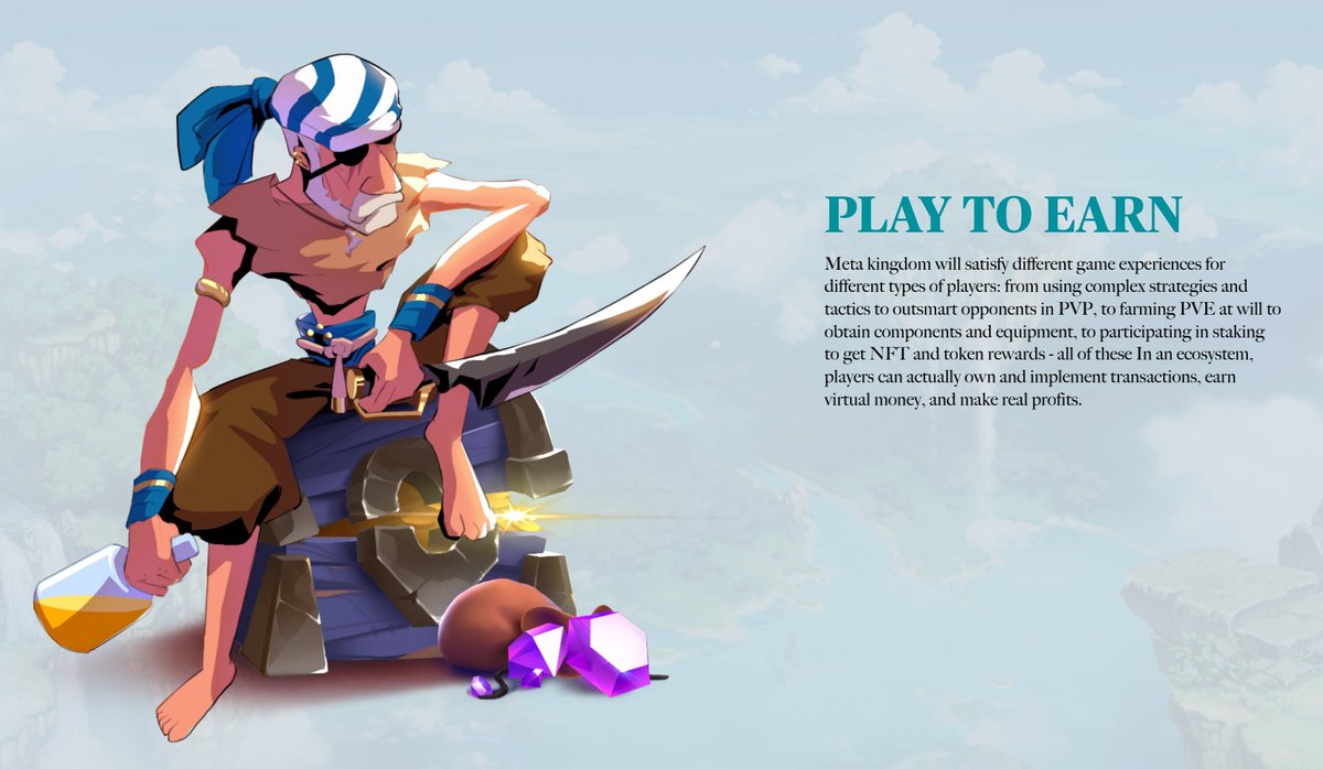 MetakingdomGame's tweet photo. Metakingdom will satisfy different game experiences for different types of players🎮🎮
#NFT #web3 #Blockchain #crypto #metaverse #GameFi #Metakingdom https://t.co/xHh7nGvlh5
