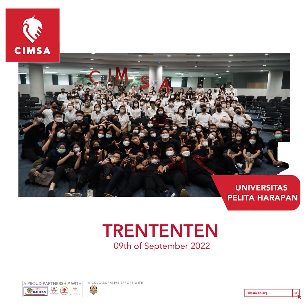 cimsa_uph's tweet photo. [TRENTENTEN - TRAINING TENDA TENSI 2022] 

This event was created and held with the aim of equipping future member of CIMSA UPH, on how to properly take blood pressure and blood sugar.

CIMSA 
Empowering Medican Students 
Improving Nation's Health https://t.co/J6C9keWR4T