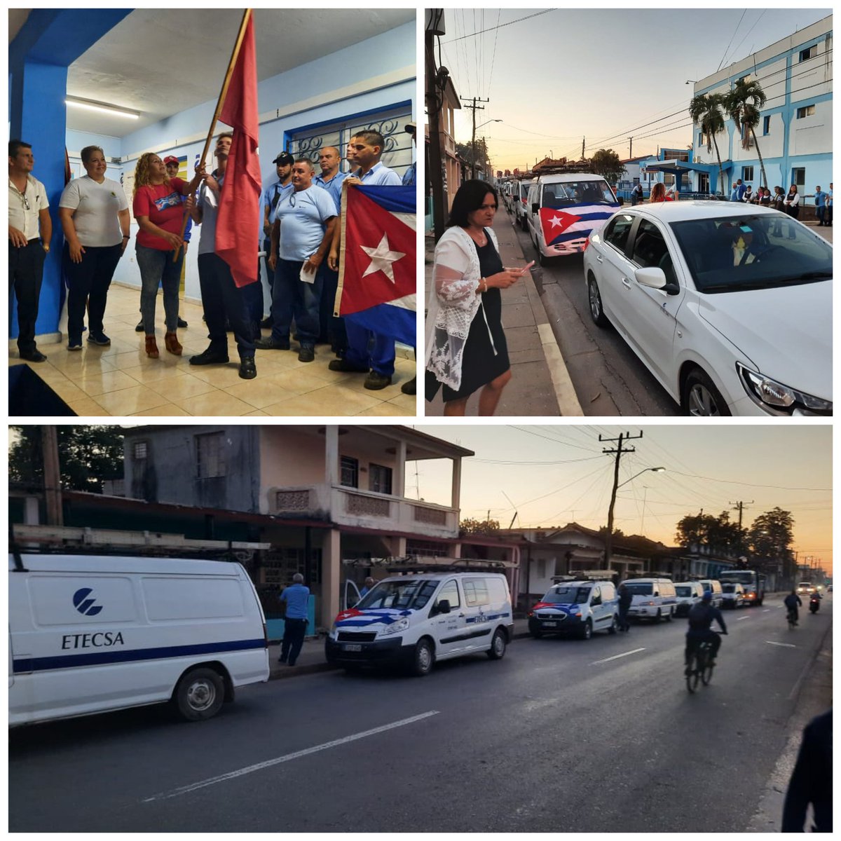 ArnerMarrero's tweet photo. Así son los comunicadores, puro ♥️,rumbo a Candelaria la División d ETECSA #Mayabeque ,solo el amor engendra la maravilla,Felicidades a ese colectivo y a su líder @Yanileysd #SiSePuede #FuerzaCuba #Venceremos @op_salomon @MarisolFFerrer @PalenzuelaOliva @pcc_escuela @CMarlenin https://t.co/lEtybyZiqk