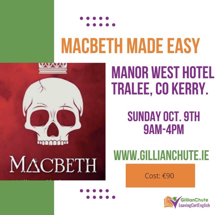 EnglishGrinds's tweet photo. Final bookings are now being taken for our Tralee course this Sunday Oct. 9th, 9am-4pm. Cost: €90. To book your place or learn more about the day, please visit: https://t.co/tXFsAlXjoE https://t.co/JTelSjnsGD
