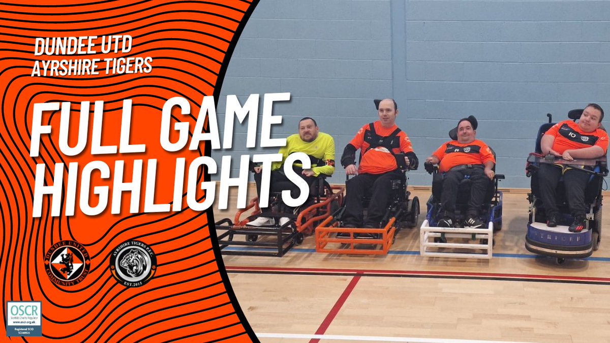 Tigers_PFC's tweet photo. ๐คฉ Fantastic ๐๐๐๐!
Full match highlights from our @The_SPFA League Cup Day 1 match against @dundeeunitedpsc ๐ โซ๏ธ
#ATPFC #Tigers #PowerchairFootball #disabilitysport
โฏ https://t.co/VuA4IscT7i https://t.co/JsHWYGewgv
