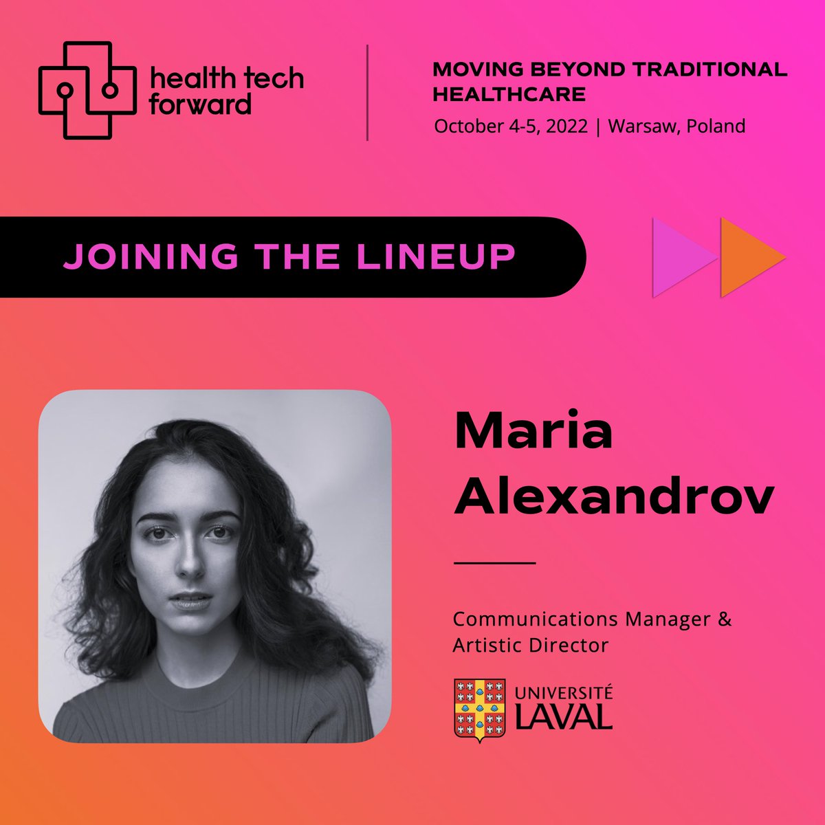Maria Alexandrov (@mariageorgealex) on Twitter photo Honoured to be in #Warsaw 🇵🇱 for the #HealthTechForward conference with <a href="/Cath_Ouellet/">Catherine Ouellet</a> to discuss <a href="/crrsmat/">CRRSMAT</a> and <a href="/CLESSN_UL/">CLESSN</a> upcoming project <a href="/DATAGOTCHI_fr/">Léger-Datagotchi</a> / <a href="/DATAGOTCHI_en/">DATAGOTCHI</a> Mental Health edition. Thanks to <a href="/MedtechTinaTan/">Tina Tan</a> and everyone on the panel! #HTF2022 🩺🤖 Honoured to be in #Warsaw 🇵🇱 for the #HealthTechForward conference with <a href="/Cath_Ouellet/">Catherine Ouellet</a> to discuss <a href="/crrsmat/">CRRSMAT</a> and <a href="/CLESSN_UL/">CLESSN</a> upcoming project <a href="/DATAGOTCHI_fr/">Léger-Datagotchi</a> / <a href="/DATAGOTCHI_en/">DATAGOTCHI</a> Mental Health edition. Thanks to <a href="/MedtechTinaTan/">Tina Tan</a> and everyone on the panel! #HTF2022 🩺🤖