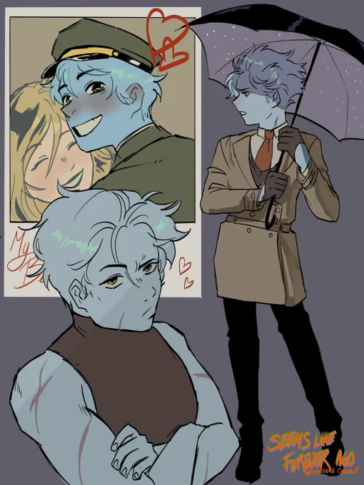 Ben from my WEBTOON comic `seems like forever ago' #webtoon #comic #art #ocart 