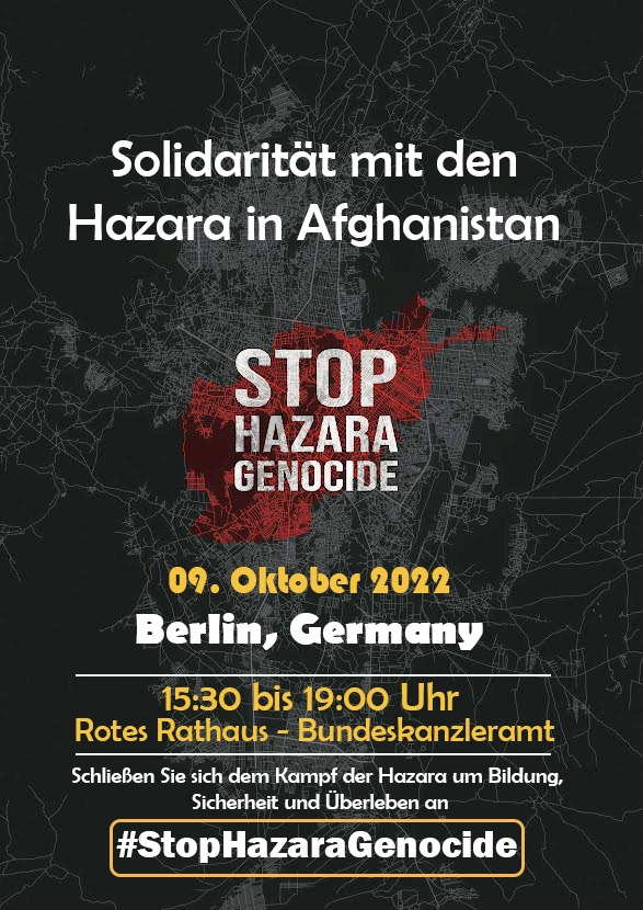 Edriss_behraj's tweet photo. #StopHazarzaGenocide 
This Sunday in Berlin. https://t.co/TOjV8AB1Zy