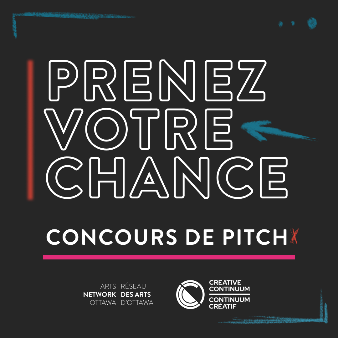 CONCOURS DE PITCH!
Avez-vous une idée inspirante et innovante qui pourrait exceller dans le secteur des arts? Gagner un prix de 1000 $ pour lancer votre projet. PRENEZ VOTRE CHANCE!
En savoir plus:
artsnetottawa.member365.ca/publicFr/form/…