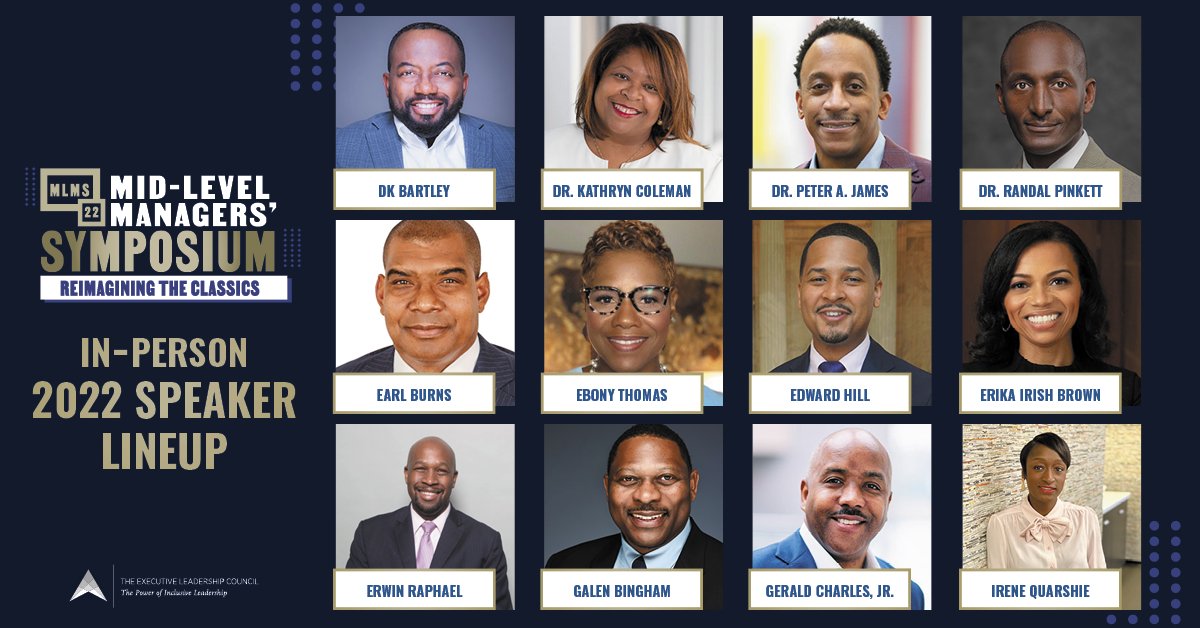 elcinfo's tweet photo. Thank you to all of our #MLMS22, in-person speakers! 

The ELC is on a journey of #ReimaginingtheClassics with the Black experience at the center. With no roadmap, we will have to blaze our own path.

Learn more here: https://t.co/VYV7PqHDTt 
#BlackProfessionals https://t.co/geWck4rFd3