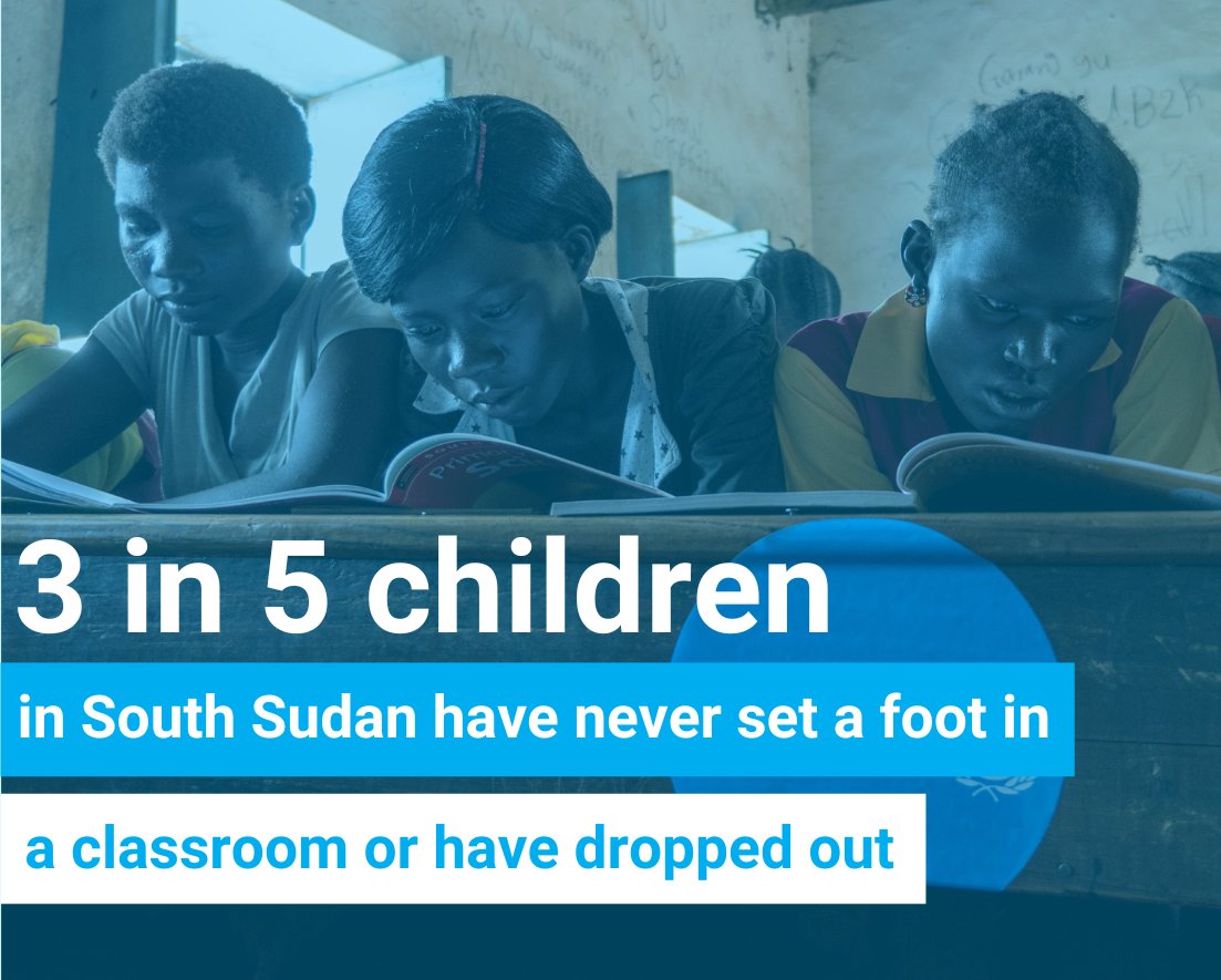 In times of conflict, education provides normalcy and stability to students.
 
See how <a href="/unicefssudan/">UNICEF South Sudan</a> &amp; <a href="/GPforEducation/">Global Partnership for Education</a> work in #SouthSudan to support the development of the country's education system: uni.cf/3CtETP5

#transformingEducation