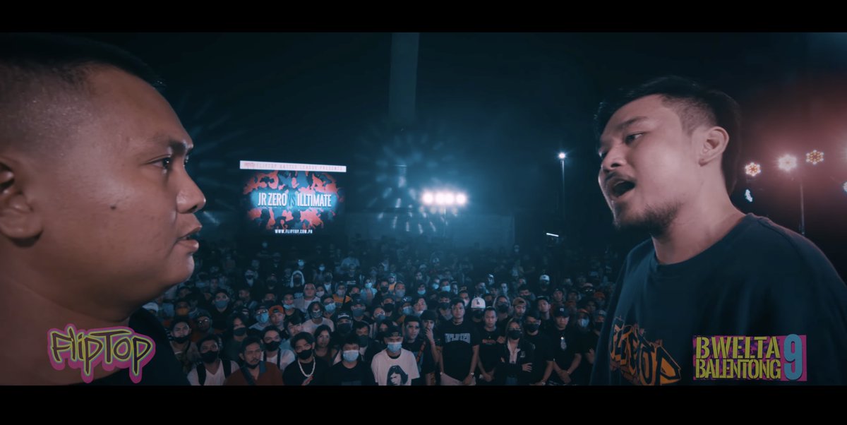 FlipTop_Battles's tweet photo. JR ZERO ng Dabaw vs ILLTIMATE ng Pampanga! Nagbabagang style clash to! https://t.co/dd33oqs4LE
#JRZero #Illtimate #BweltaBalentong9
#FlipTop https://t.co/Sa9VDYJich