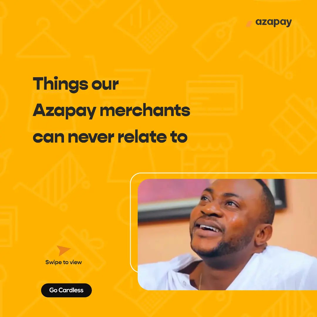 myazapay's tweet photo. Sorry but we no go fit relate😄

Na Azapay dey run am for us🙌🚀🚀🚀

Want to be a part of our Super Merchants?🚀 Give your business the ease it deserves! 

Visit https://t.co/mjY3BdGuWC to get started🙌
.
.
.
#Azapay #AzapayMerchants #SuperMerchants #OnlinePaymentApp #azatag https://t.co/68FrRN16g5