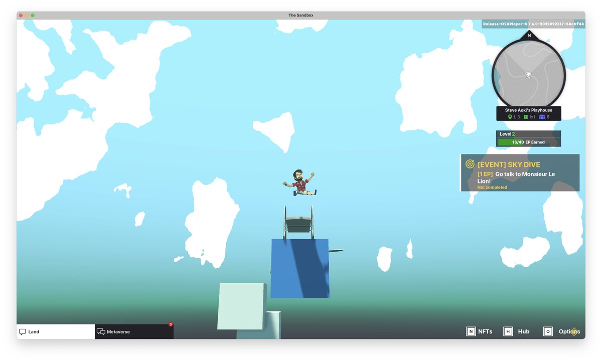pointeisasa's tweet photo. @TheSandboxGame @steveaoki I just participated in the #SandboxAlphaS3Giveaway for a chance to win 500 SAND! Found the high diving board in @steveaoki's Playhouse, check out my screenshot below!
👇

 come with me https://t.co/pTSTRxV0Hf