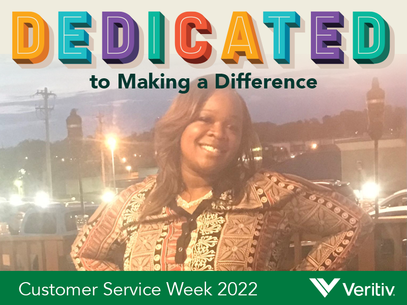 Veritiv's tweet photo. Shaunta Graber, Customer Experience Professional from Fairfield, Ohio, rose to a challenge and stepped into a role in consignment. She is a self-starter and approaches tasks as an opportunity, leading by example with a great attitude. #CustomerServiceWeek #OneTeam #VeritivExperts https://t.co/9wurx1UbVN