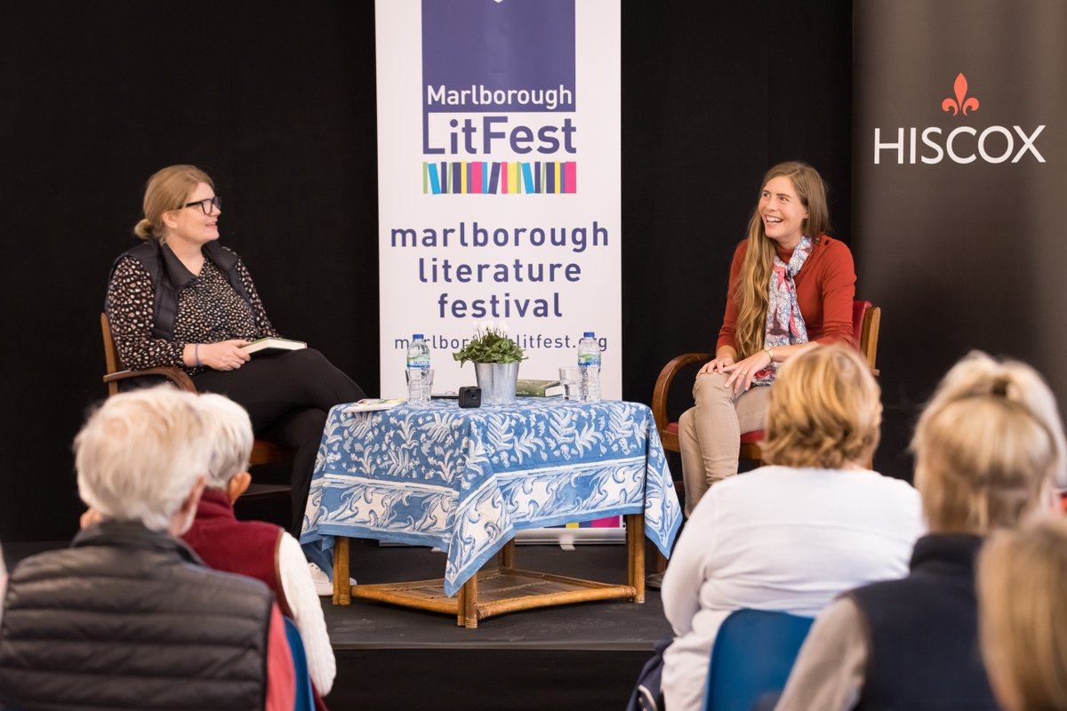 Thank you @WriterHannahBT for coming at the weekend and chatting with @CatRentzenbrink all about #Fledgling @QuartoKnows - such a joy🙏 Photos @phillips_ben #MLF2022