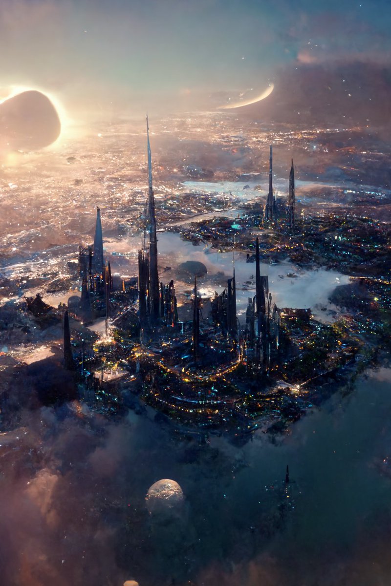 これは未来の街ですえーっとこれは夜中の感じです未来の街はどんなんか見たいしえーっと周りが海に見えててとてもきれいです私が大人になる頃はこういう風になっているのかなぁと思います

#小学生AIアート