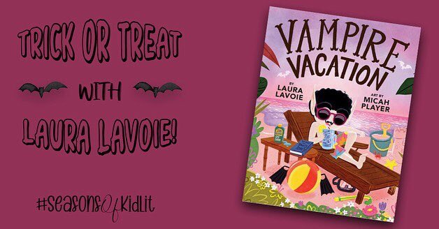 Who’s ready for a FANG-tastic interview? 🙋‍♀️

@llavoieauthor is on the blog today talking about her debut book: Vampire Vacation!

Check it out and enter for a chance to win a 30 minute Q&A Zoom Chat with Laura! ❤️🧛 

#Giveaway #SeasonsOfKidLit

seasonsofkidlit.com/post/trick-or-…