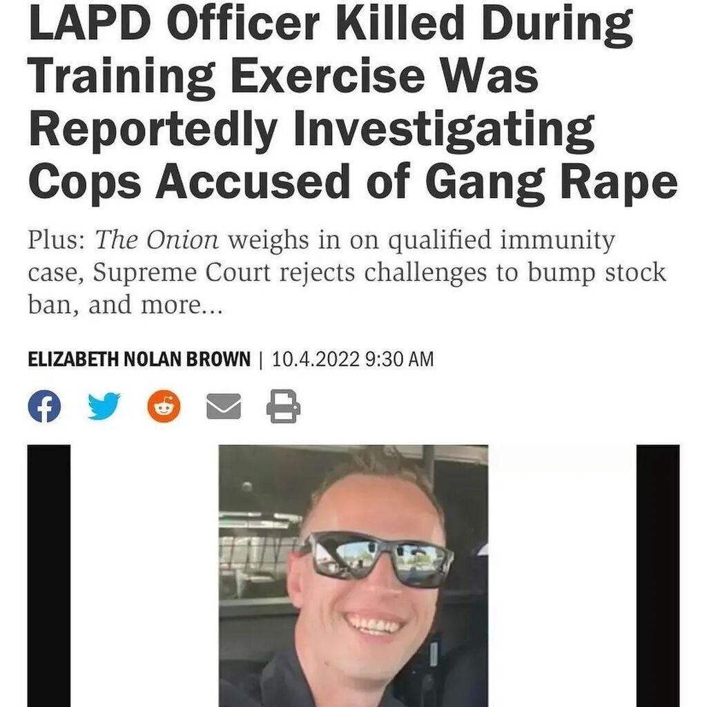 A bicycle exercise.... 

You either become corrupt, or you get run out or killed.

#acab #lapd #defundthepolice #abolishthepolice instagr.am/p/CjVP7HVrM6-/