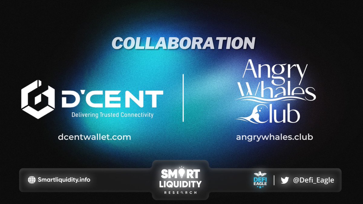 🌐@DCentWallets announced strategic collaboration with @AngryWhalesClub. 🌐#DCENTWallet is the über convenient crypto wallet with dApp browser for NFT, DeFi, and more. 🔽INFO dcentwallet.com