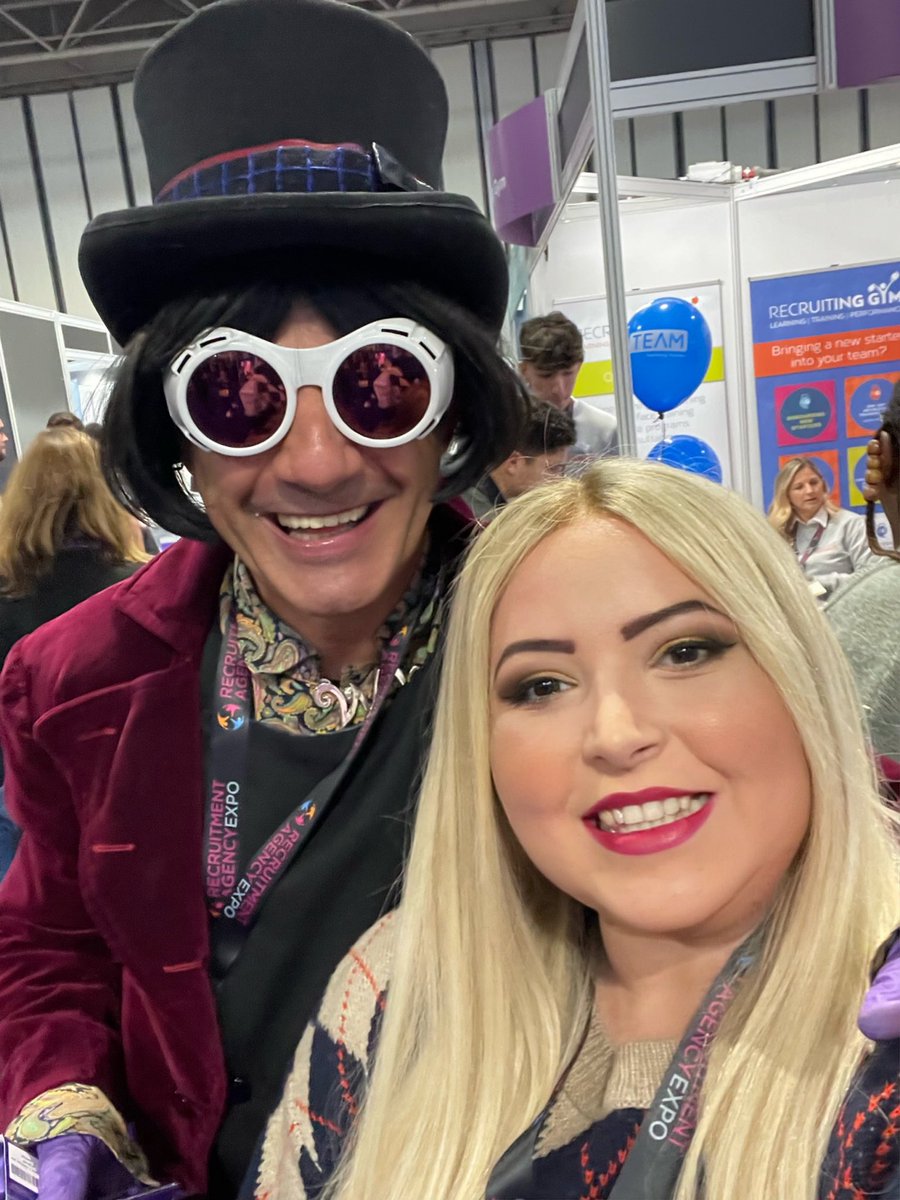 Our Founder <a href="/keepingitwelsh/">Jess Ross</a> is at the <a href="/recexpo/">Recruitment Agency Expo</a> today… and guess who she’s found! 🎩 🍫

Some great activities and lovely treats from <a href="/AccessGroupREC/">Access Recruitment</a> and <a href="/VincereHQ/">Vincere</a> 🥳

#Recruitment #RecruitmentMarketing