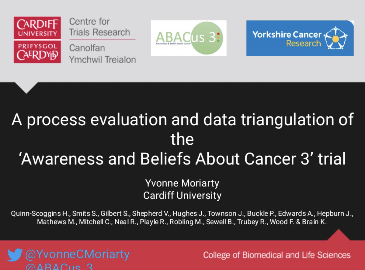 Yvonne Moriarty (@yvonnecmoriarty) on Twitter photo Looking forward to presenting the triangulation methods we used in the <a href="/ABACus_3/">ABACus</a> trial at #ICTMC2022 in session 6C. <a href="/yorkshirecancer/">Yorkshire Cancer Research</a> <a href="/CTRCardiffUni/">CTRCardiffUni</a> <a href="/DPMRes/">DPM</a> <a href="/Katebrain/">Kate Brain</a> <a href="/HQuinnScoggins/">H Quinn-Scoggins</a> Looking forward to presenting the triangulation methods we used in the <a href="/ABACus_3/">ABACus</a> trial at #ICTMC2022 in session 6C. <a href="/yorkshirecancer/">Yorkshire Cancer Research</a> <a href="/CTRCardiffUni/">CTRCardiffUni</a> <a href="/DPMRes/">DPM</a> <a href="/Katebrain/">Kate Brain</a> <a href="/HQuinnScoggins/">H Quinn-Scoggins</a>