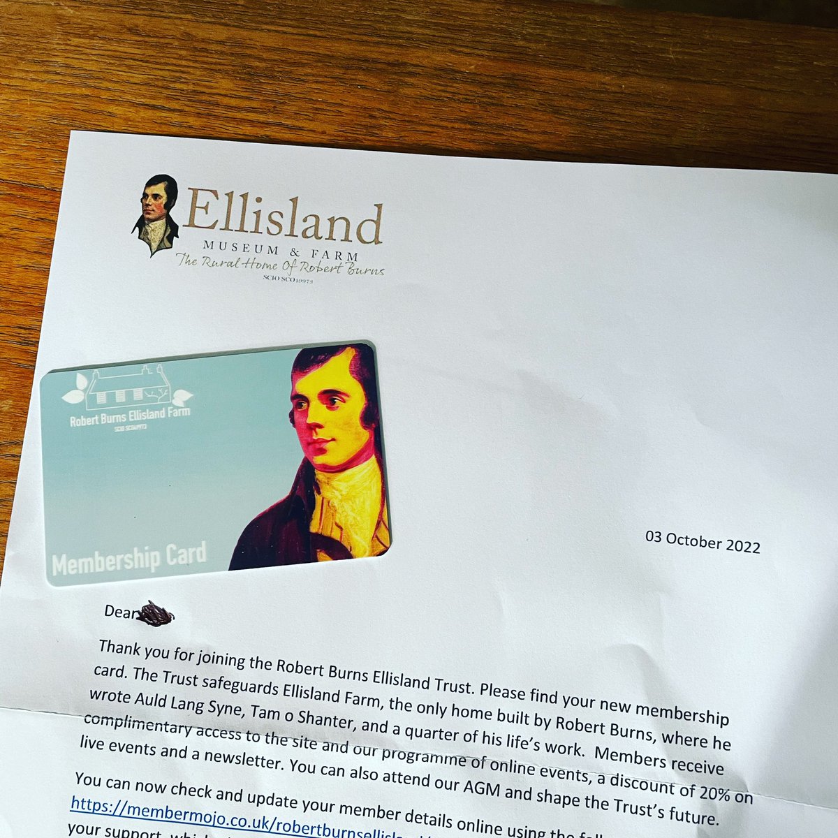 Our first membership cards are dropping through letterboxes this week. Membership is so important to safeguarding this important site and we are growing all the time  - you can join via our website ellislandfarm.co.uk/become-a-membe…