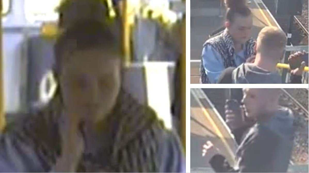 northumbriapol's tweet photo. We're investigating an assault at Felling Metro Station &amp; want to speak to this man &amp; woman.

Enquiries have been ongoing ever since the incident on July 18. It was reported two offenders approached a male victim on the platform and assaulted him, before leaving the scene. (1/2) https://t.co/xLad0s8x1Q
