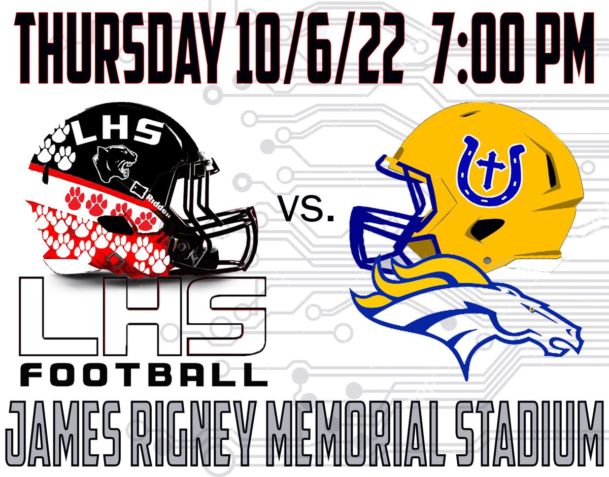 LHS_PanthersFB's tweet photo. District week! Time to step up or shut up! Next 3 weeks are for all the marbles! No better way to start Districts than with a Home game down by the river! See you THURSDAY night, kickoff is at 7pm.
#panthers22 #ittakesacommunity #togetherweprowl #1-0 #Districts #beatncc https://t.co/Xi1vqFEOUk