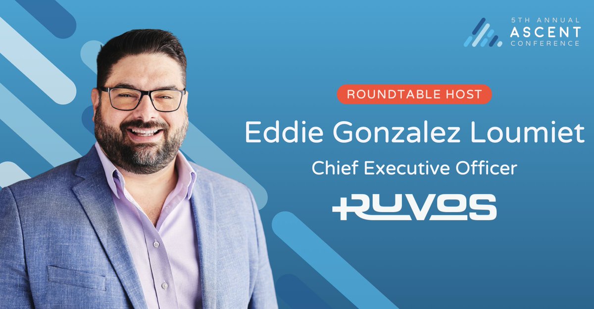 ThisIsRuvos's tweet photo. Guess who'll be attending the #5thAnnualAscentConference??
@gonzalezloumiet will be speaking at the conference. Join us to find out more! @AscentConf #LetsTalkTech #RoundtableHost
You can also read more by visiting their website https://t.co/YqWMzX93G6 https://t.co/LwDZKXVi4H