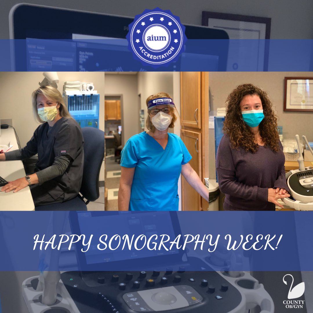 CountyOBGYN's tweet photo. Happy Sonography Week! At County Ob/Gyn, sonographers are an integral part of our team.

Please join us in celebrating our talented sonographers for their outstanding efforts and daily contributions to patient care. 

#sonographyweek #obgyn #sonographer #ultrasound https://t.co/kB23ZNrsnM