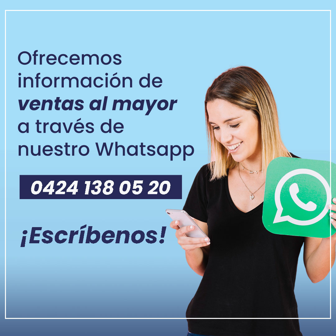 sulcagel's tweet photo. "Comprometidos siempre con la calidad y el servicio podrás solicitar información de ventas al mayor a través del Whatsapp 0424 138 05 20. ¡Escríbenos!  " #Sulcagel https://t.co/XUl7Xq5PAq