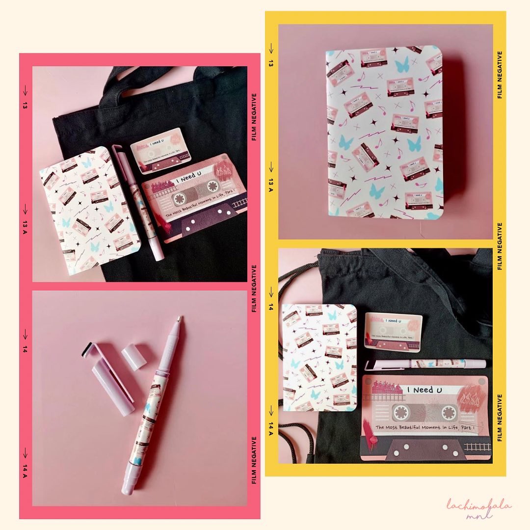 LachimolalaMnl's tweet photo. We think you’ll be more motivated to go to school with this special Way 2 Cool 4 Skool kit. Get 1 for you and your bestie 💜 4 amazing items in 1 kit ✨
P450
Available in 2 designs:
DNA
I Need U
PS. Can also use this in the office or casual strolls out 😉
#bts #btsfanmademerch https://t.co/GWHRadGnzm