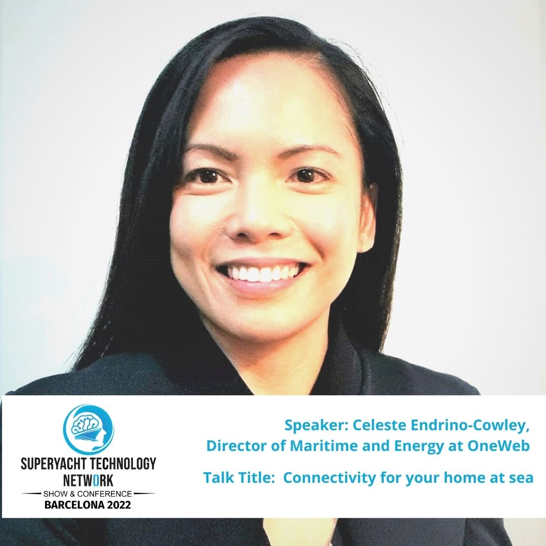 superytnetwork's tweet photo. Join Celeste Endrino-Cowley, Director for Maritime and Energy at @OneWeb at the Superyacht Technology Network Show & Conference to discover how OneWeb can provide low Earth orbit connectivity for superyacht owners, guests, and crew.
#SYTNConference #superyacht #OneWeb https://t.co/0X6c5aMI9H