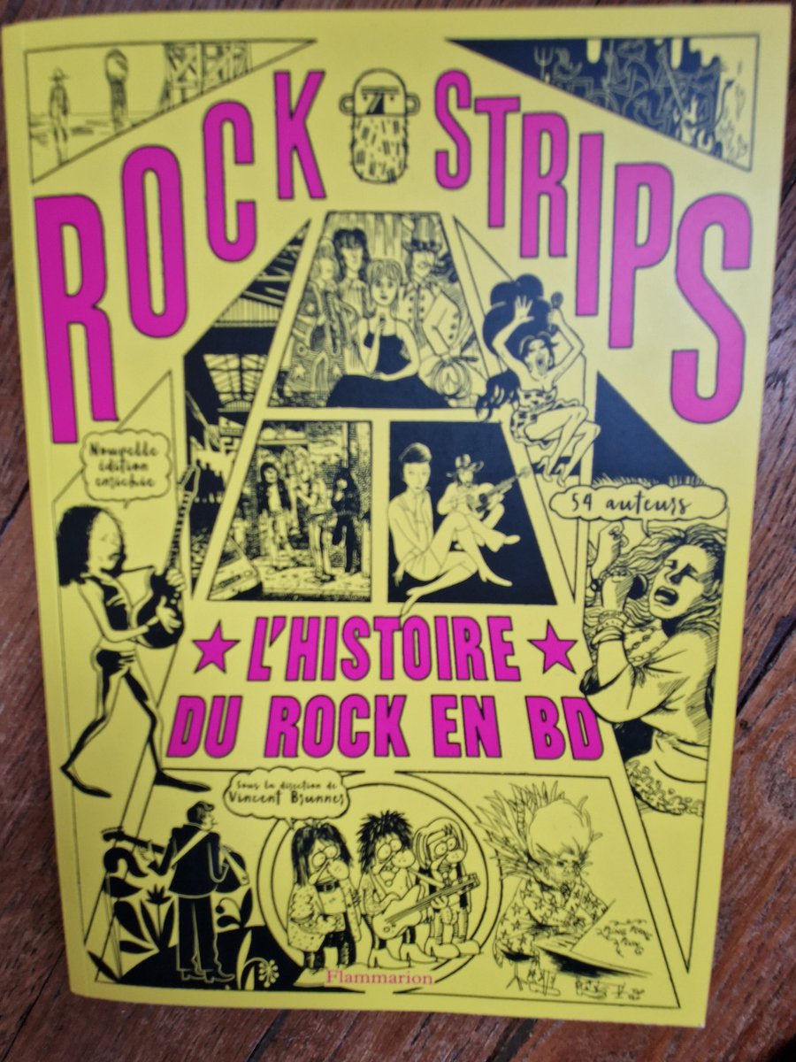 VinceBrunner's tweet photo. Oh mais qui voilà ? Le 19 octobre, @Ed_Flammarion réédite en un seul livre les deux volumes de "Rock Strips", le collectif que j'ai dirigé. Toujours avec un casting de fou, tellement de talents que je ne peux les mentionner (regardez le sommaire). 1/2 https://t.co/8Qde7nRNgj