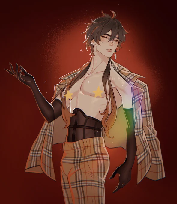 decided to post it here too cos why not, for all you zhongli obsessed people   #GenshinImpact 