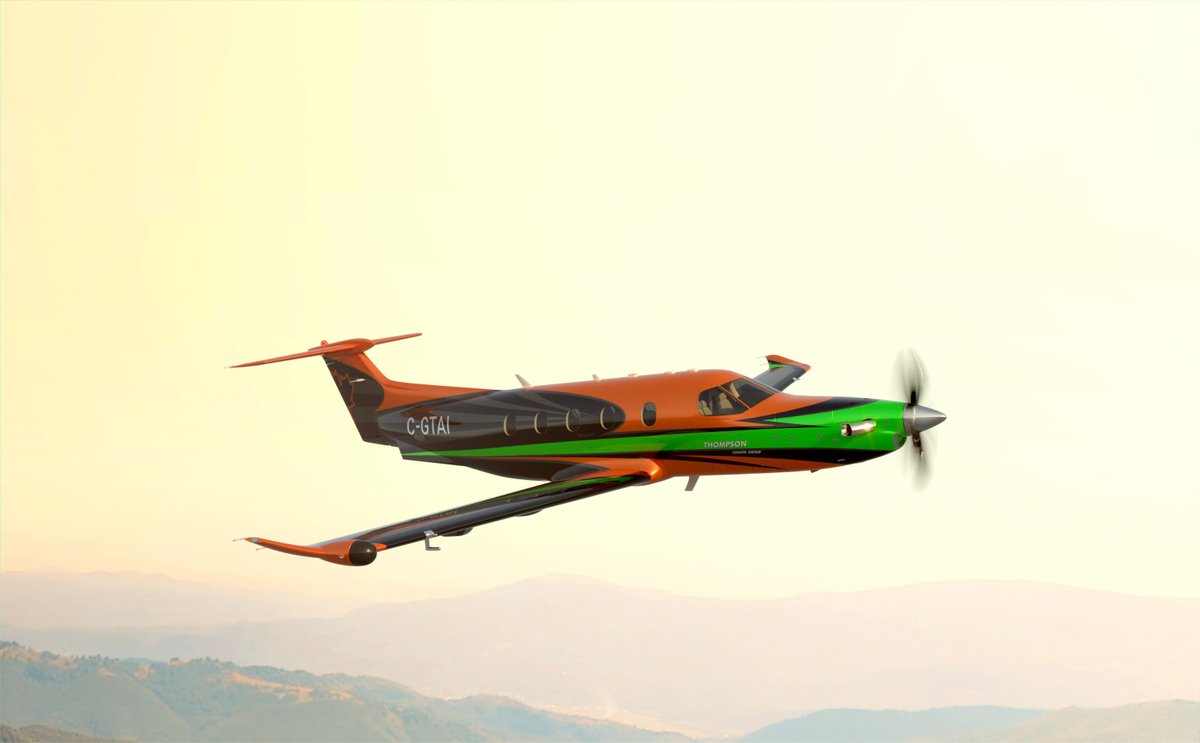 AircraftStudioD's tweet photo. Here is another custom paintscheme, made for a PC12! https://t.co/QBZhoFnLoP
