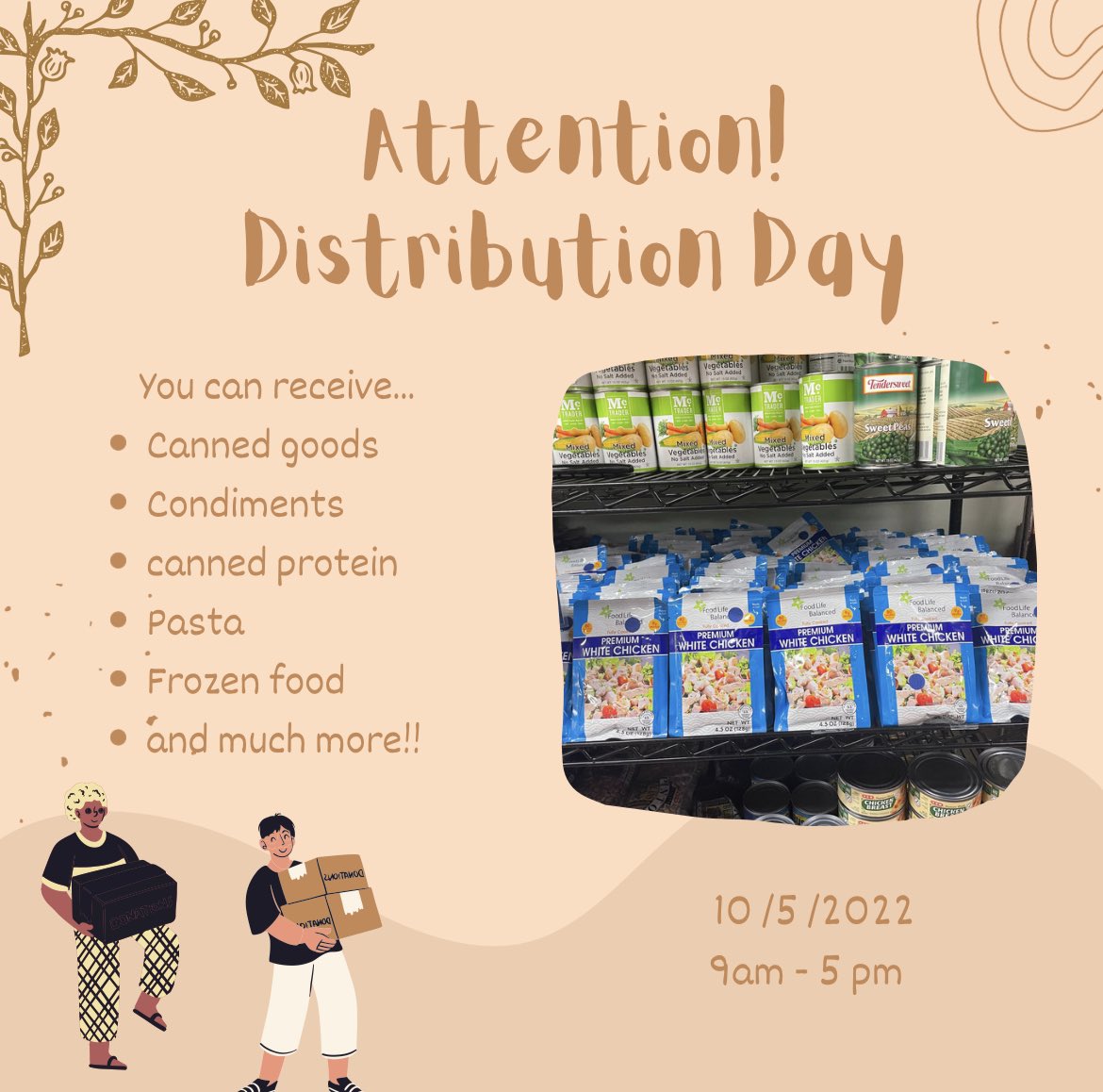 Today is distribution day! Please make sure to stop on by with you bearkat card to receive free groceries!
#SHSU26  #SHSU25  #SHSU24  #SHSU23 #SHSU22  #SHSU  #FoodPantry #EatEmUpKats