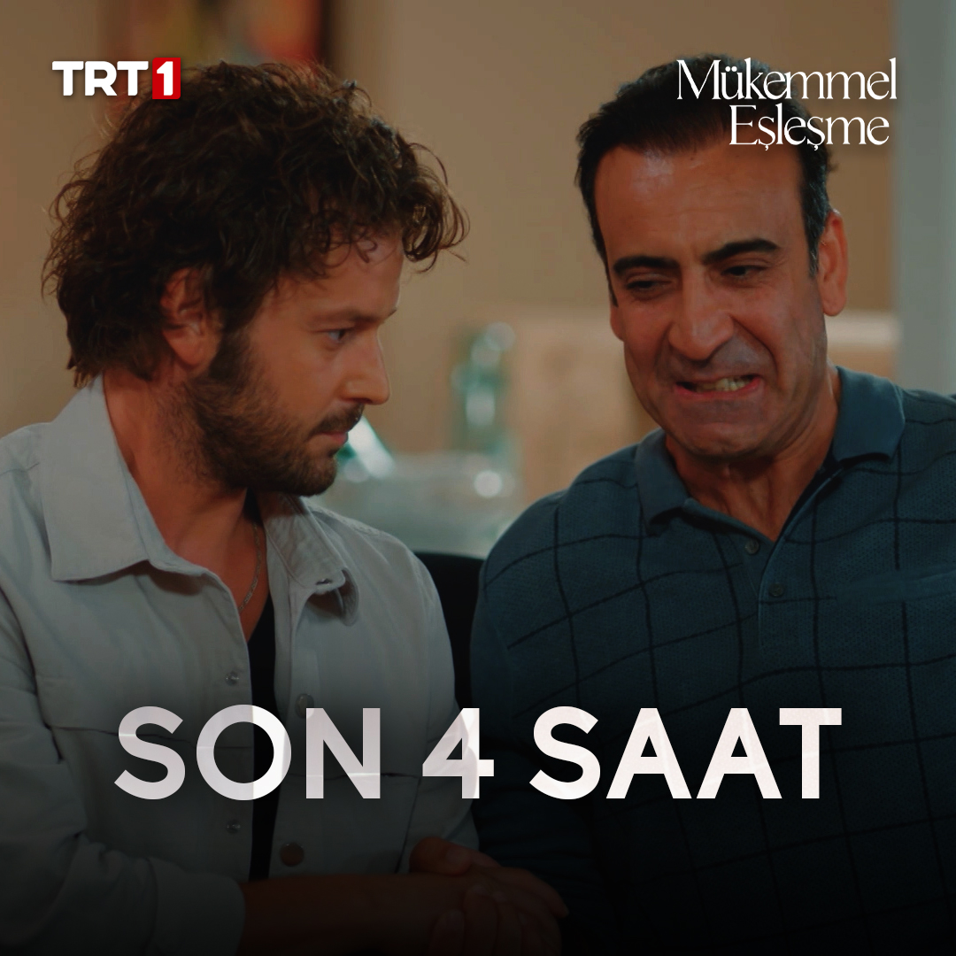 4 saat sonra sizlerle buluşuyoruz! 🎉

#MükemmelEşleşme <a href="/trt1/">TRT 1</a>