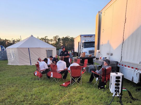 mcfrsPIO's tweet image. .@fema MD-TF1 has recently engaged in search &amp;amp; rescue ops in #LeeCountyFL #HurricaneIan - work has been challenging but the unified effort among local, state &amp;amp; federal agencies has been persistent in assuring accountability of all residents. @mcfrs @HCDFRS @dcfireems @PGFDNews