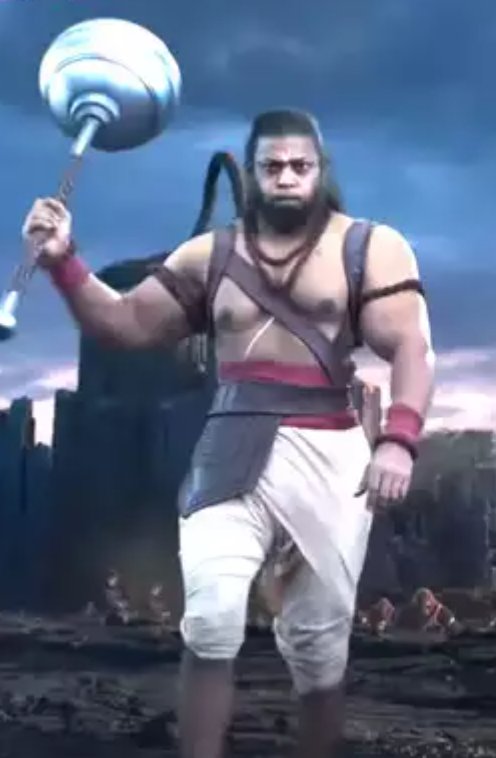 ShreyashPrabhas's tweet photo. I Am a Proud Hindu And I won't Accept insult to my dharma.. But can someone tell me what's the difference in #Adipurush Hanuman and the one from a famous series.. Both are wearing the same suit? Why so much hate! 

#IWillWatchAdipurush
#ISupportAdipurush https://t.co/DKw3KGEVuC