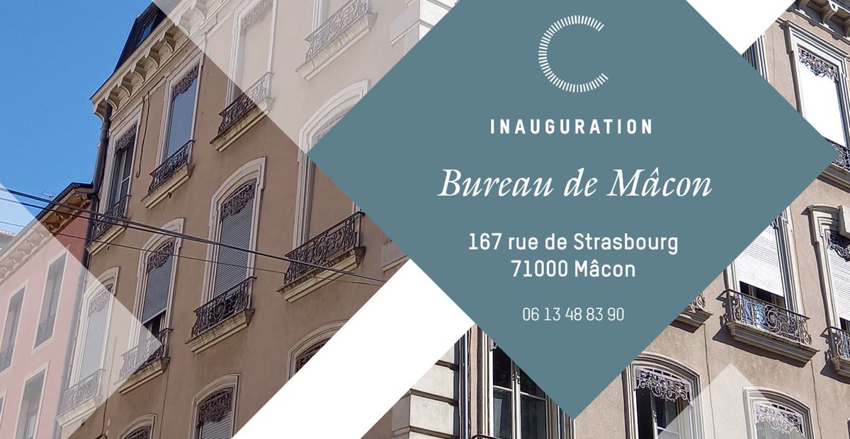 Proches de vous et proches de chez vous, nos conseillers de la région #Rhône #Alpes #Bourgogne #FrancheComté ont le plaisir de vous annoncer l’ouverture d'un nouveau bureau à #Mâcon ! Prenez rendez-vous avec nos agents au service de votre #patrimoine ! bit.ly/3RwYSSp