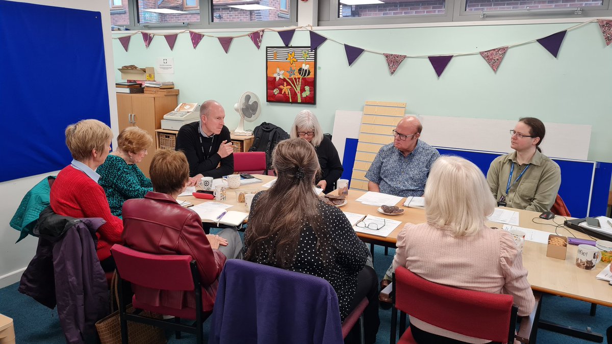 Great to see everyone this morning at the Newcastle and Moorlands Community Managed Library Network meeting hosted by Audley Community Managed Library <a href="/SCCCCM/">Chris Plant</a> <a href="/StaffsLibraries/">Staffordshire Libraries</a>