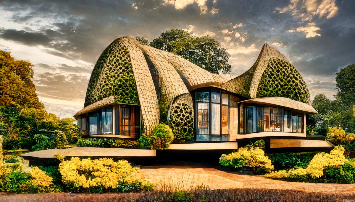 VillageCric's tweet photo. House; designed by mixing styles of architects Richard Buckminster Fuller and Daniel Burnham.
#midjourney
#ai
#aiapp
#danielburnham
#richardbuckminsterfuller
#housedesign https://t.co/tKagfZhvJ9