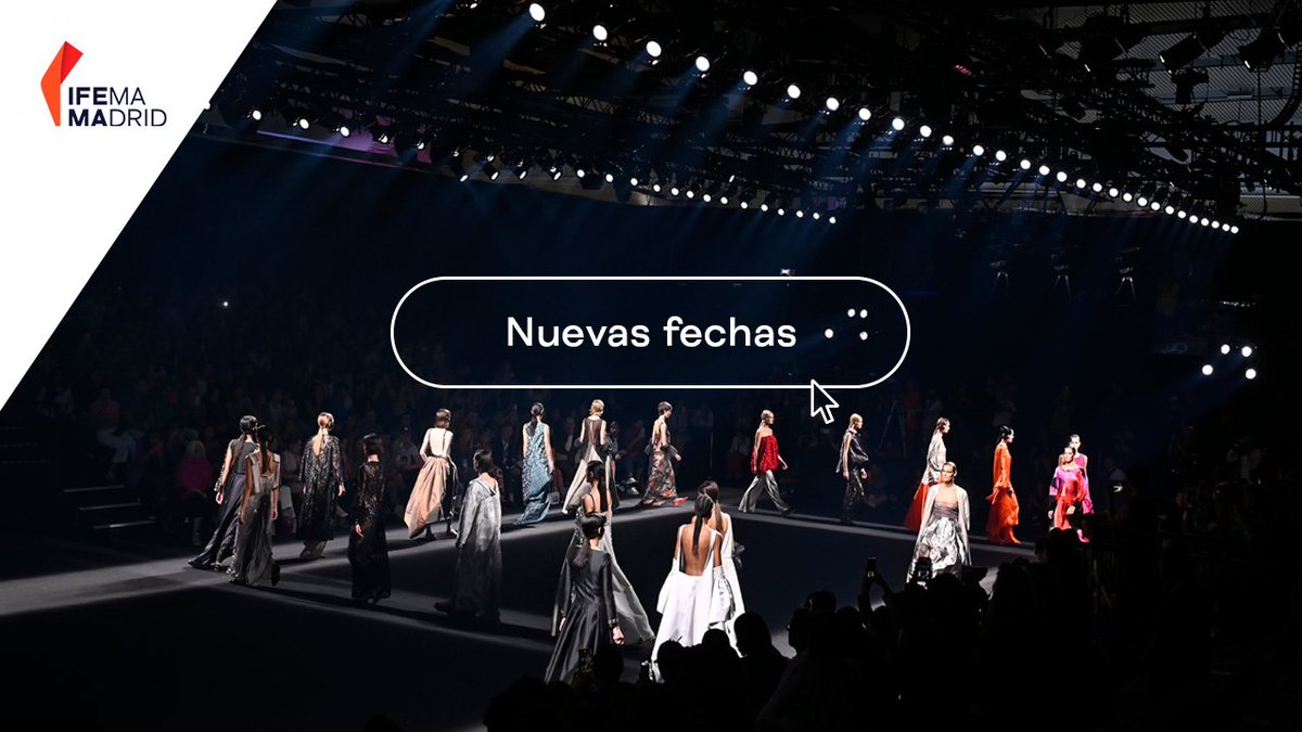 🆕 ¡#MBFWMadrid ya tiene fechas para su próxima edición!

Del 15 al 19 de febrero de 2023 la pasarela recupera su posicionamiento en el calendario internacional celebrando su 77º edición. ifema.es/mbfw-madrid/no…