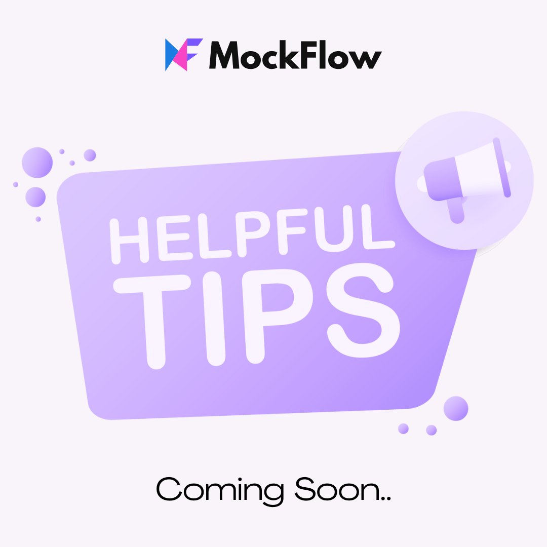 mockflowapp's tweet image. Soon coming up with some helpful MockFlow tips for you. Stay tuned!
#mockflow #uidesign #mockflowtips #uiuxdesign #productdesign #helpfultips