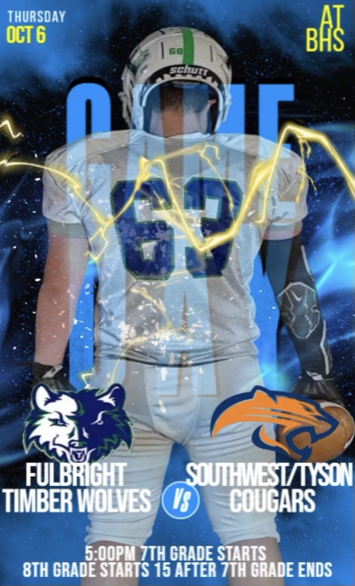FJHSTWolves's tweet photo. T Wolves are back at BHS this Thursday! https://t.co/mzjrk3FdXD