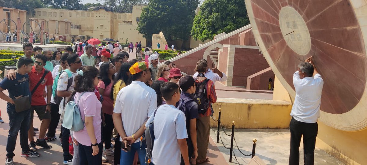 DrAshishSri's tweet photo. Students of #ahlconintl visited Jantar Mantar and got knowledge about our rich astronomical heritage. #worldheritage #unesco
@ashokkp @y_sanjay @pntduggal @sdg4all @ChopraNavleen @Shambhuj007 @MuktaSh37025964 https://t.co/Y4Vw1dk3kq